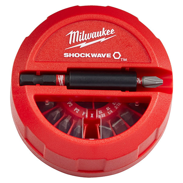 MILWAUKEE SET INSERTI BITS CON PORTAINSERTI IN BOX PZ15