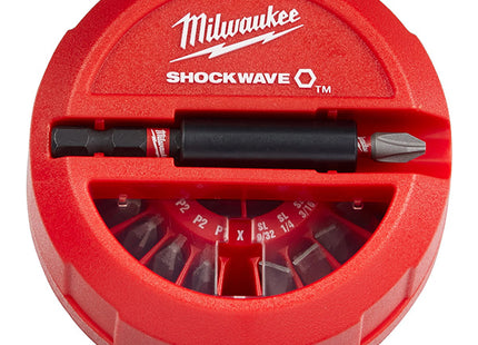 MILWAUKEE SET INSERTI BITS CON PORTAINSERTI IN BOX PZ15