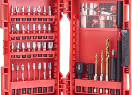 MILWAUKEE SET FORATURA/AVVITATURA SHOCKWAVE IN CASSETTA PLASTICA PZ40*