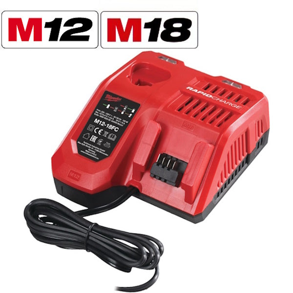 MILWAUKEE CARICABATTERIE RAPIDO 12/14/18V ART. M12-18 FC (V1/23)