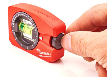 MILWAUKEE LIVELLA TASCABILE CON BOLLA GIREVOLE 360° MAGNETICA