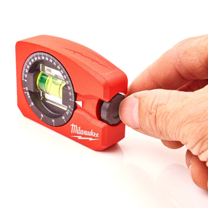 MILWAUKEE LIVELLA TASCABILE CON BOLLA GIREVOLE 360° MAGNETICA