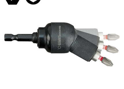 MILWAUKEE DISPOSITIVO AVVITATURA KNUCKLE 0 A 30° ATTACCO BITS 1/4"