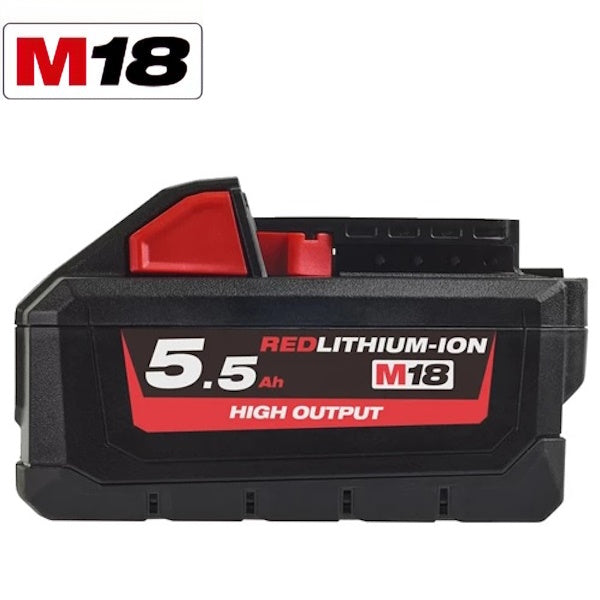MILWAUKEE BATTERIA 18V 5,5AH ART. M18HB5,5 (V1/23)