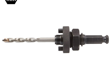 MILWAUKEE ALBERO CON PUNTA PILOTA PER SEGHE A TAZZA MULTIMATERIALE