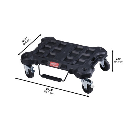 MILWAUKEE PACKOUT TROLLEY PIATTO PER TRASPORTO PORTATA MAX KG113