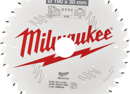 MILWAUKEE LAMA PER SEGHE CIRCOLARI