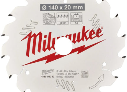 MILWAUKEE LAMA PER SEGHE CIRCOLARI