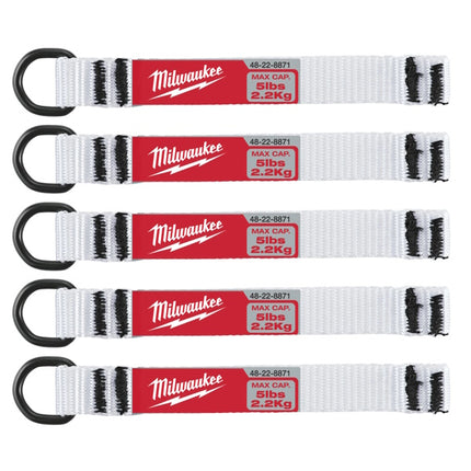 MILWAUKEE CORDINO CON ANELLO A D BIANCO PORTATA MAX KG 2,2