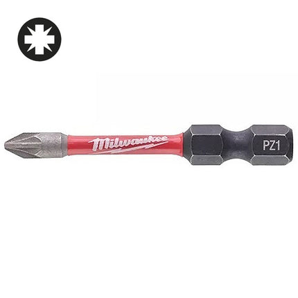 MILWAUKEE INSERTI BITS PER VITI A CROCE POZIDRIV IMPRONTA PZ DA MM50