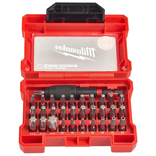 MILWAUKEE SET INSERTI BITS TORX CON PORTAINSERTI IN BOX PZ32