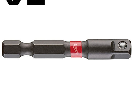 MILWAUKEE ADATTATORE PER AVVITATORI AD IMPULSI 1/4" HEX QUADRO 1/4"