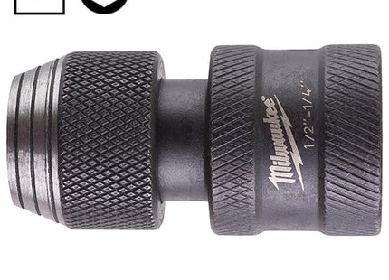 MILWAUKEE ADATTATORE PER AVVITATORE AD IMPULSI DA 1/2" A 1/4" MM50