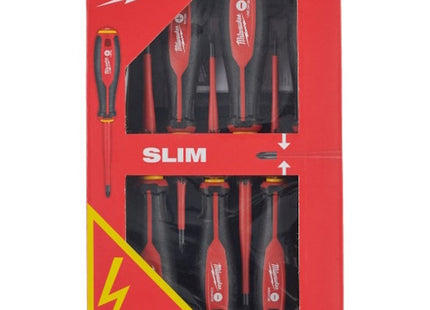 MILWAUKEE SERIE DI 7 GIRAVITI ISOLATI 1000V A TAGLIO E A CROCE