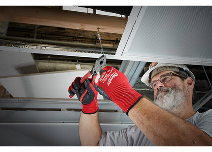 MILWAUKEE GUANTI MOD. CUT C GLOVES COLORE ROSSO/NERO