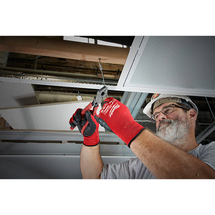 MILWAUKEE GUANTI MOD. CUT C GLOVES COLORE ROSSO/NERO