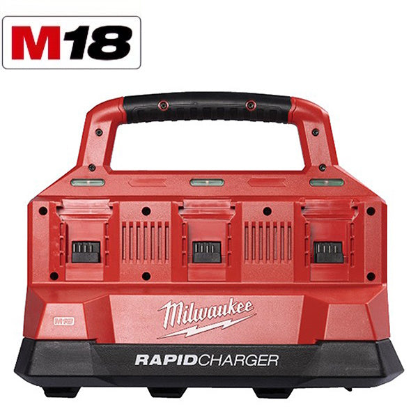 MILWAUKEE PACKOUT CARICABATTERIE MULTIPLO ART. M18 PC6
