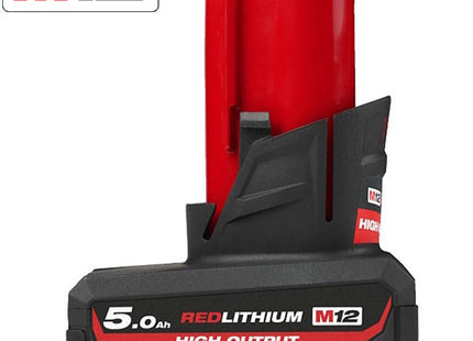 MILWAUKEE BATTERIA HIGH OUTPUT 12V 5,0AH ART. M12 HB5 (V1/24)