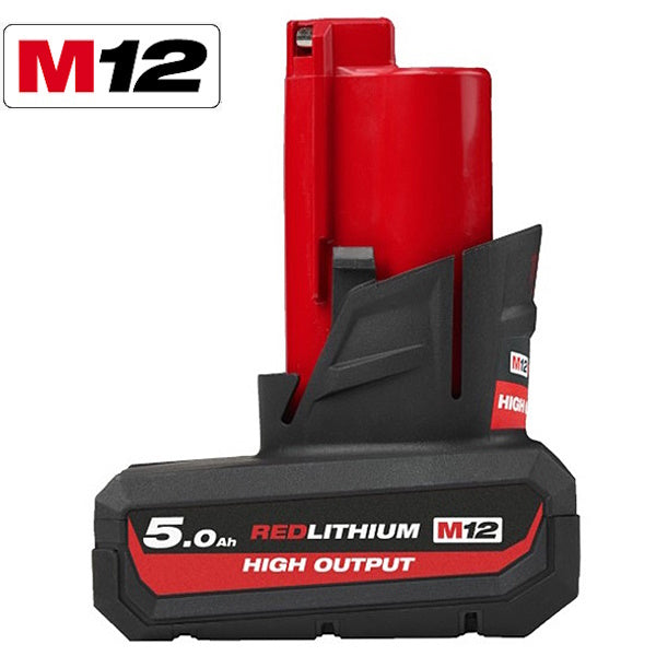 MILWAUKEE BATTERIA HIGH OUTPUT 12V 5,0AH ART. M12 HB5 (V1/24)
