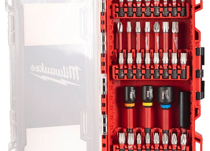 MILWAUKEE SET AVVITATURA SHOCKWAVE IN CASSETTA DI PLASTICA PZ35