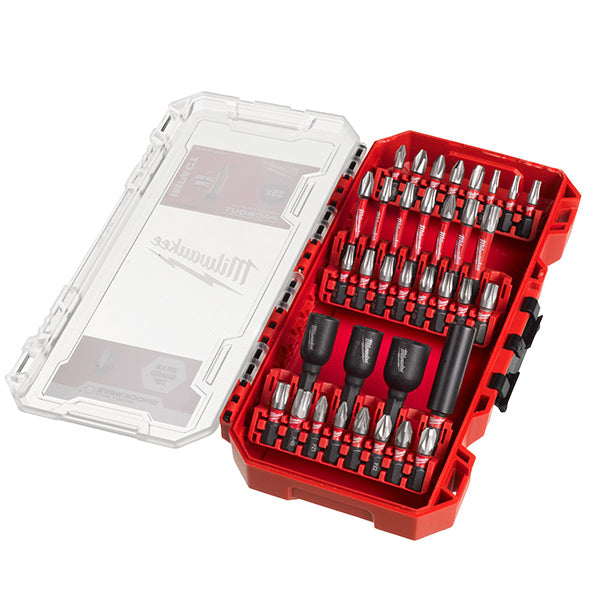 MILWAUKEE SET AVVITATURA SHOCKWAVE IN CASSETTA DI PLASTICA PZ35