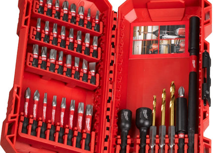 MILWAUKEE SET FORATURA/AVVITATURA SHOCKWAVE IN CASSETTA DI PLASTICA PZ40