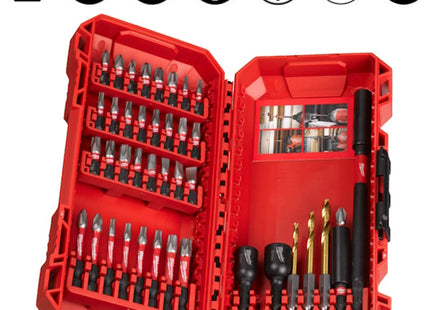 MILWAUKEE SET FORATURA/AVVITATURA SHOCKWAVE IN CASSETTA DI PLASTICA PZ40