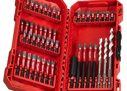 MILWAUKEE SET FORATURA/AVVITATURA SHOCKWAVE IN CASSETTA DI PLASTICA PZ48