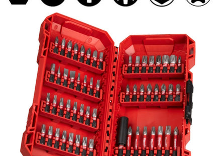 MILWAUKEE SET AVVITATURA SHOCKWAVE IN CASSETTA DI PLASTICA PZ56