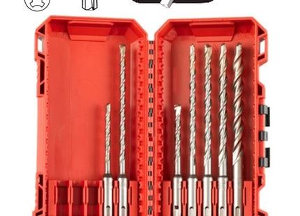 MILWAUKEE SERIE PUNTE SDS-PLUS M2 IN BOX DA PZ 7 D.MM5-10