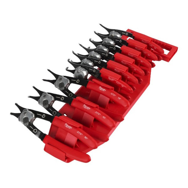 MILWAUKEE SET DI PINZE PER SEEGER INTERNI-ESTERNI PZ9