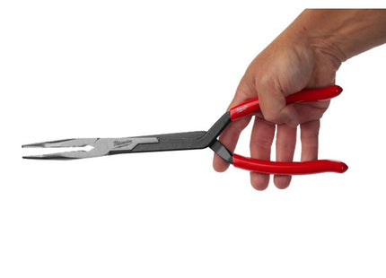 MILWAUKEE PINZA A DOPPIO FULCRO CON BECCHI LUNGHI PIEGATI A 45°