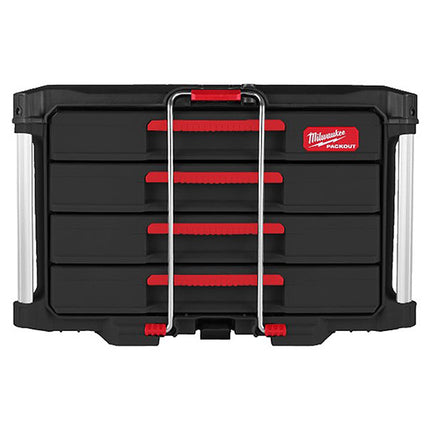 MILWAUKEE PACKOUT CASSETTIERA PORTAUTENSILI A 4 CASSETTI