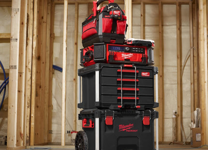 MILWAUKEE PACKOUT CASSETTIERA PORTAUTENSILI A 4 CASSETTI