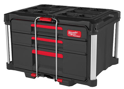 MILWAUKEE PACKOUT CASSETTIERA PORTAUTENSILI A 2+1 CASSETTI