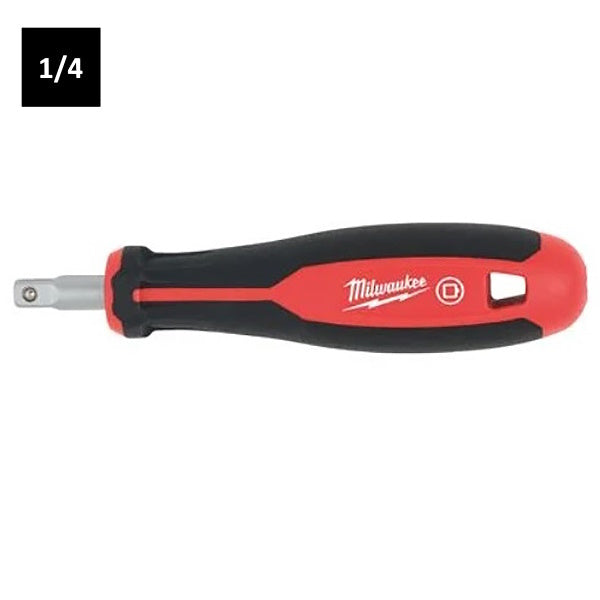 MILWAUKEE IMPUGNATURA CON ATTACCO QUADRO MASCHIO DA 1/4"