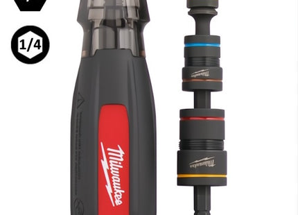 MILWAUKEE GIRAVITE A BUSSOLA ESAGONALE SHOCKWAVE 6 IN 1