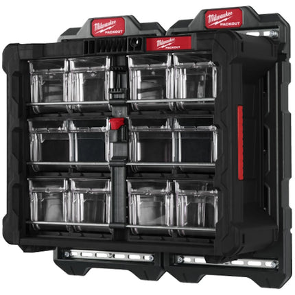 MILWAUKEE PACKOUT ORGANIZER CON CONTENITORI MM500X386X170