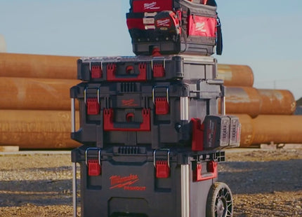 MILWAUKEE PACKOUT PORTABATTERIE M18 LATERALE