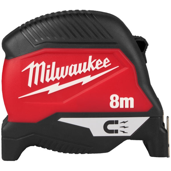 MILWAUKEE FLESSOMETRO MAGNETICO SERIE PREMIUM GEN IV MT 8 NASTRO DA MM30