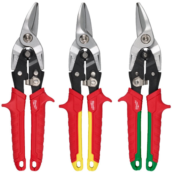 MILWAUKEE SET DA 3 CESOIE PER TAGLIO LAMIERA