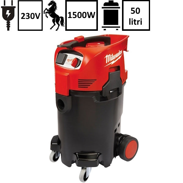 MILWAUKEE ASPIRATORE AS 500 ELCP LT.50 CLASSE L*