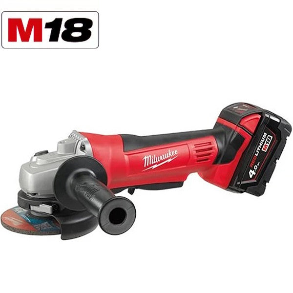 MILWAUKEE SMERIGLIATRICE ANGOLARE A BATTERIA M18 HD18 AG125-402C*