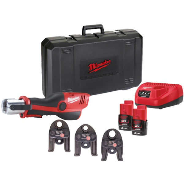 MILWAUKEE PRESSATRICE IDRAULICA COMPATTA M12 HPT-202C TH-SET