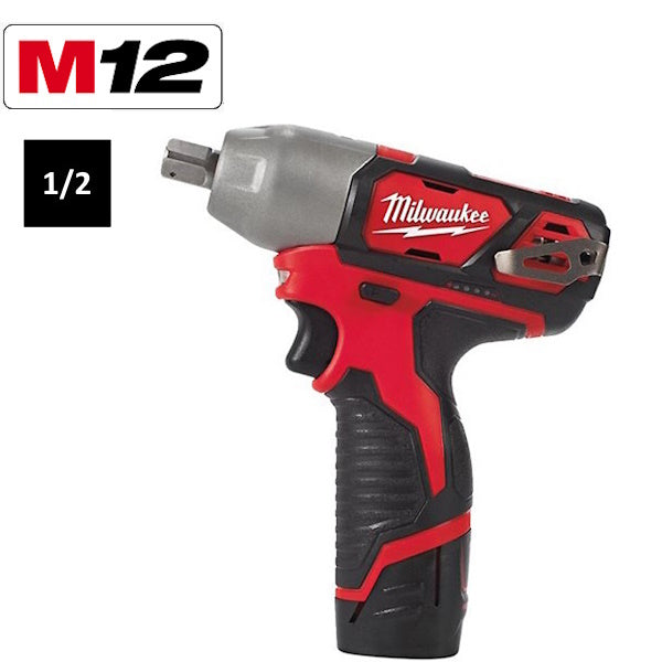 MILWAUKEE AVVITATORE IMPULSI DA 1/2" A BATTERIA M12 BIW12-202C*