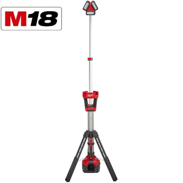 MILWAUKEE TORRE FARO LED MULTIDIREZIONALE CON TREPPIEDE MOD. M18 HSAL-0*