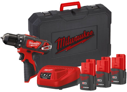 MILWAUKEE TRAPANO AVVITATORE A BATTERIA M12 BDD-153C (V1/23)