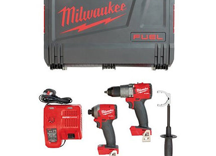MILWAUKEE KIT M18 FPP2A2-502X TRAPANO+AVVITATORE IMPULSI 1/4"*