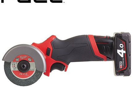 MILWAUKEE MINI SMERIGLIATRICE/TRONCATRICE A BATTERIA M12 FCOT-422X