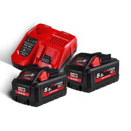 MILWAUKEE KIT ENERGY PACK 3 BATTERIE+CARICABATTERIE M18 HNRG-552 (V1/23)